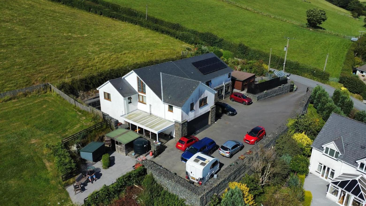 Y Grange Bed and Breakfast Llanfihangel-y-Creuddyn Buitenkant foto